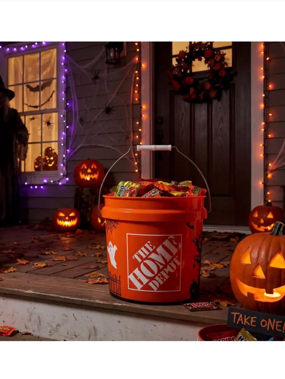🚨🆕Halloween Home Depot Bucket~ NEW 2026 ~Halloween Designs~Home Decor~Kids